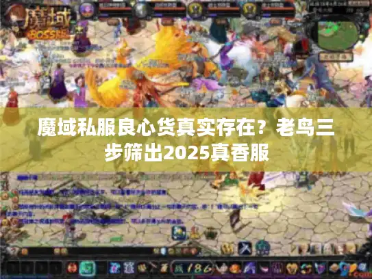 魔域私服良心货真实存在？老鸟三步筛出2025真香服