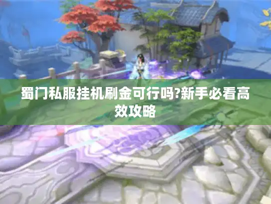 蜀门私服挂机刷金可行吗?新手必看高效攻略