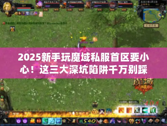 2025新手玩魔域私服首区要小心！这三大深坑陷阱千万别踩