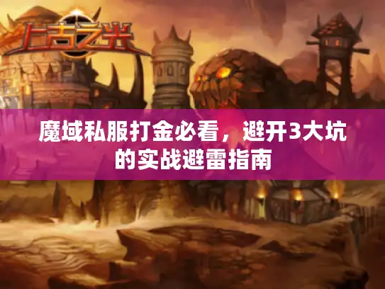 魔域私服打金必看，避开3大坑的实战避雷指南