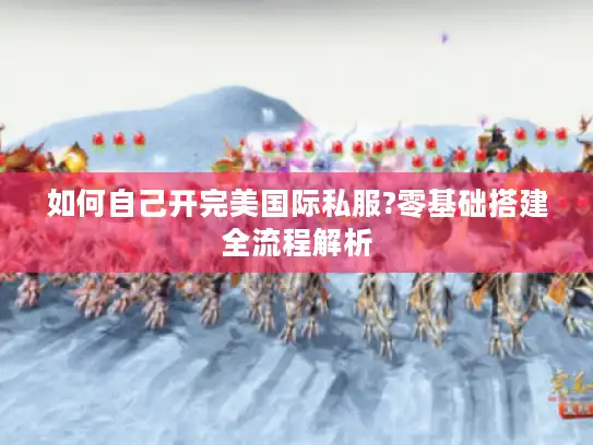 如何自己开完美国际私服?零基础搭建全流程解析