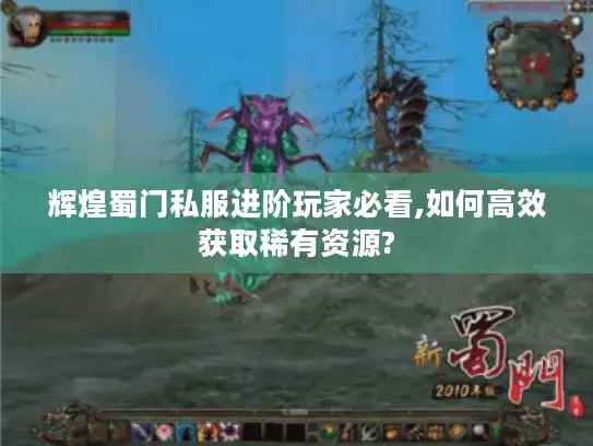 辉煌蜀门私服进阶玩家必看,如何高效获取稀有资源?