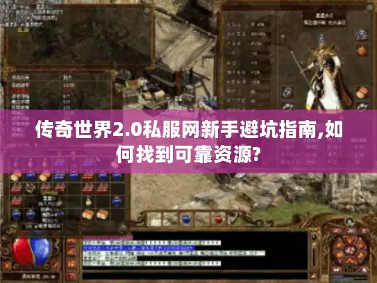 传奇世界2.0私服网新手避坑指南,如何找到可靠资源?