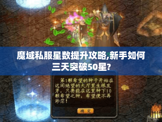 魔域私服星数提升攻略,新手如何三天突破50星?