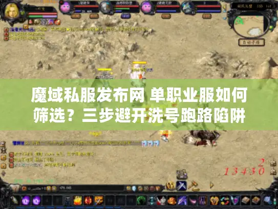 魔域私服发布网 单职业服如何筛选？三步避开洗号跑路陷阱