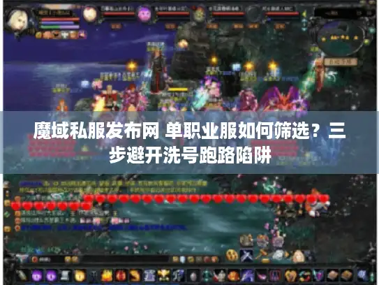 魔域私服发布网 单职业服如何筛选？三步避开洗号跑路陷阱