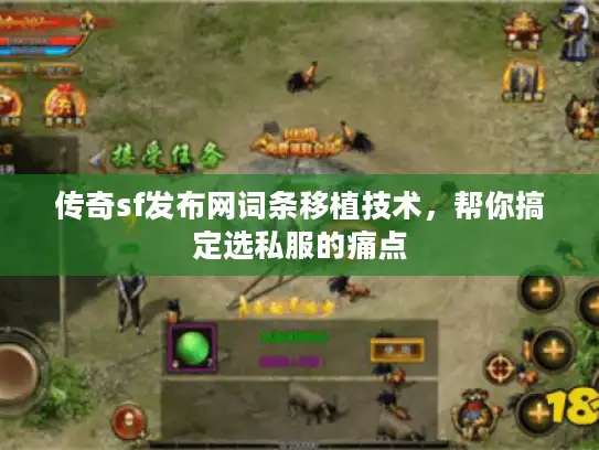 传奇sf发布网词条移植技术，帮你搞定选私服的痛点