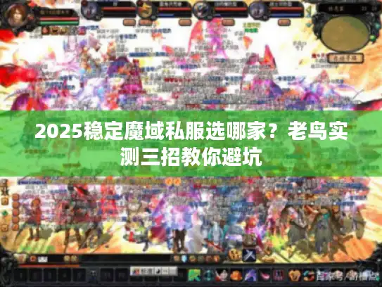 2025稳定魔域私服选哪家？老鸟实测三招教你避坑