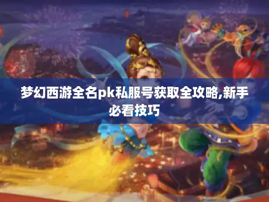 梦幻西游全名pk私服号获取全攻略,新手必看技巧