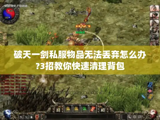 破天一剑私服物品无法丢弃怎么办?3招教你快速清理背包