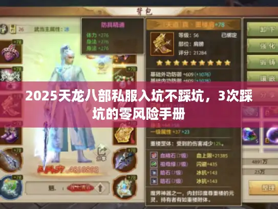 2025天龙八部私服入坑不踩坑，3次踩坑的零风险手册