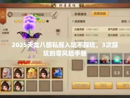 2025天龙八部私服入坑不踩坑，3次踩坑的零风险手册