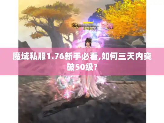 魔域私服1.76新手必看,如何三天内突破50级?